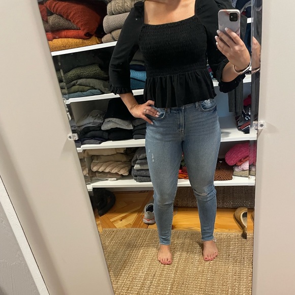 Black long sleeve top - Picture 4 of 4